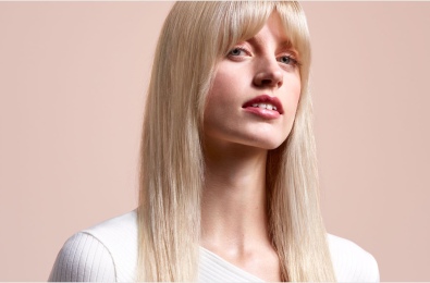 Обновление укладки на сухих волосах